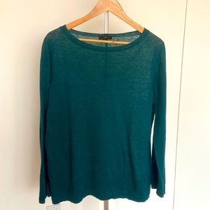 J. Crew Teal Crew Neck Sweater